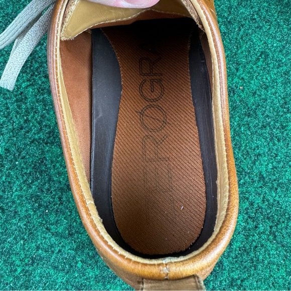 Cole Haan Zerogrand Mens Sz 10 M Brown Leather Perforated Sneakers Shoes C23711 - Picture 9 of 10